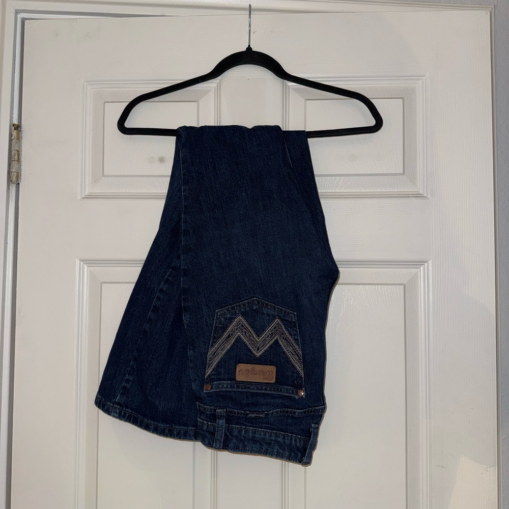 Wrangler Dark Blue Boot Cut Jeans